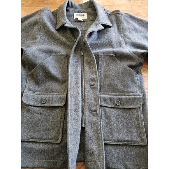 Stormy Kromer Mercantile Mackinaw Wool Coat Men’s Size 48 Vintage USA - Picture 6 of 12